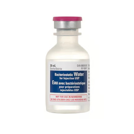 Bacteriostatic Water 30ml x 1 bottle — Canadian Peps source product image