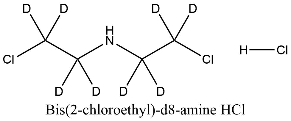 Bis(2-chloroethyl)-d8-amine HCl | CAS 102092-04-6 — ResolveMass Laboratories source product image