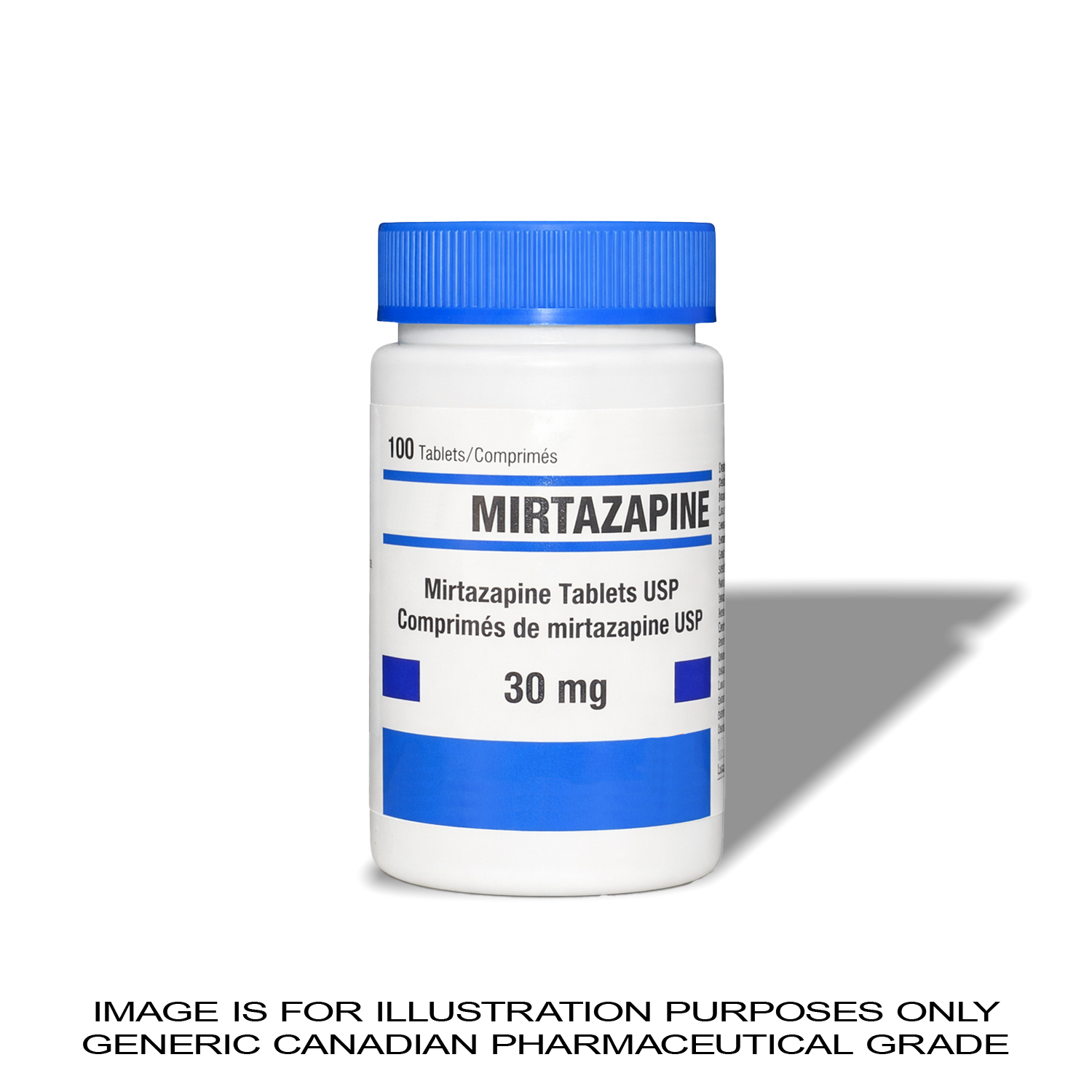 Mirtazapine 30 mg x 100 [Depression] — Peptide Source Canada source product image