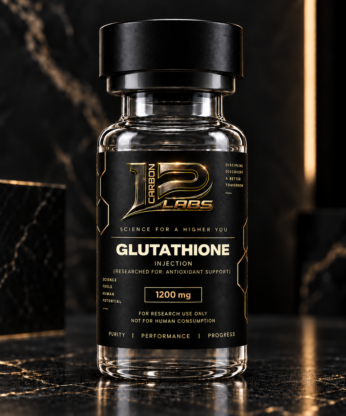 GLUTATHIONE 1200mg — Carbon-12 Labs source product image