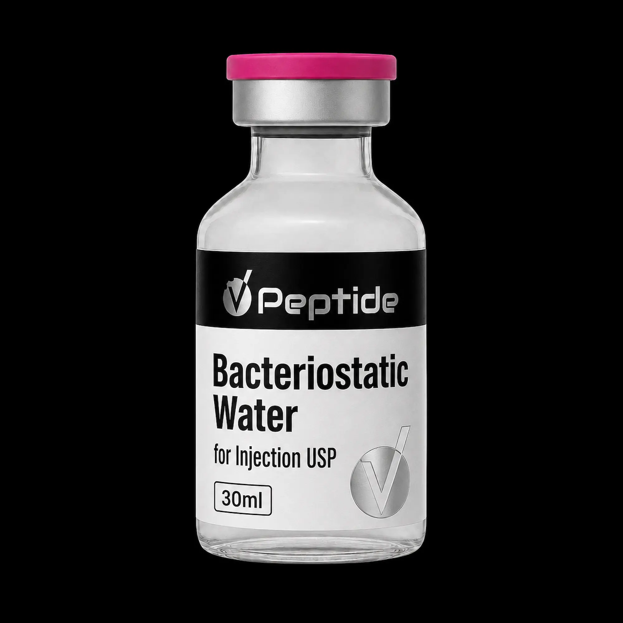 Bacteriostatic Water — 30mL Multi-Dose Vial — VPeptide source product image