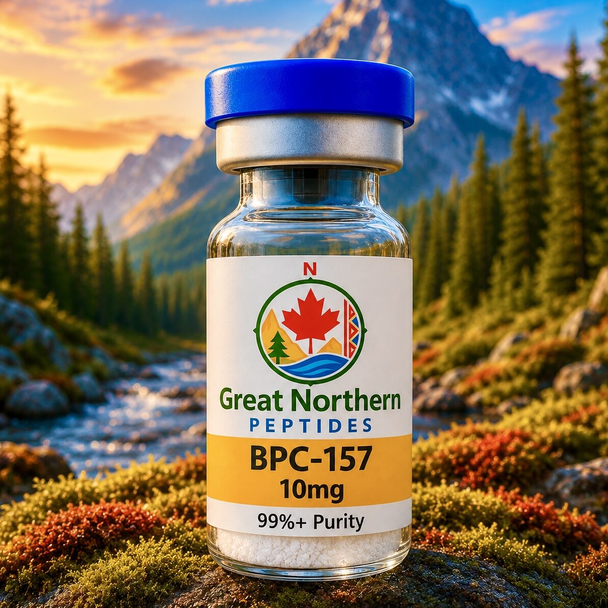 BPC-157 10mg — Great Northern Peptides source product image