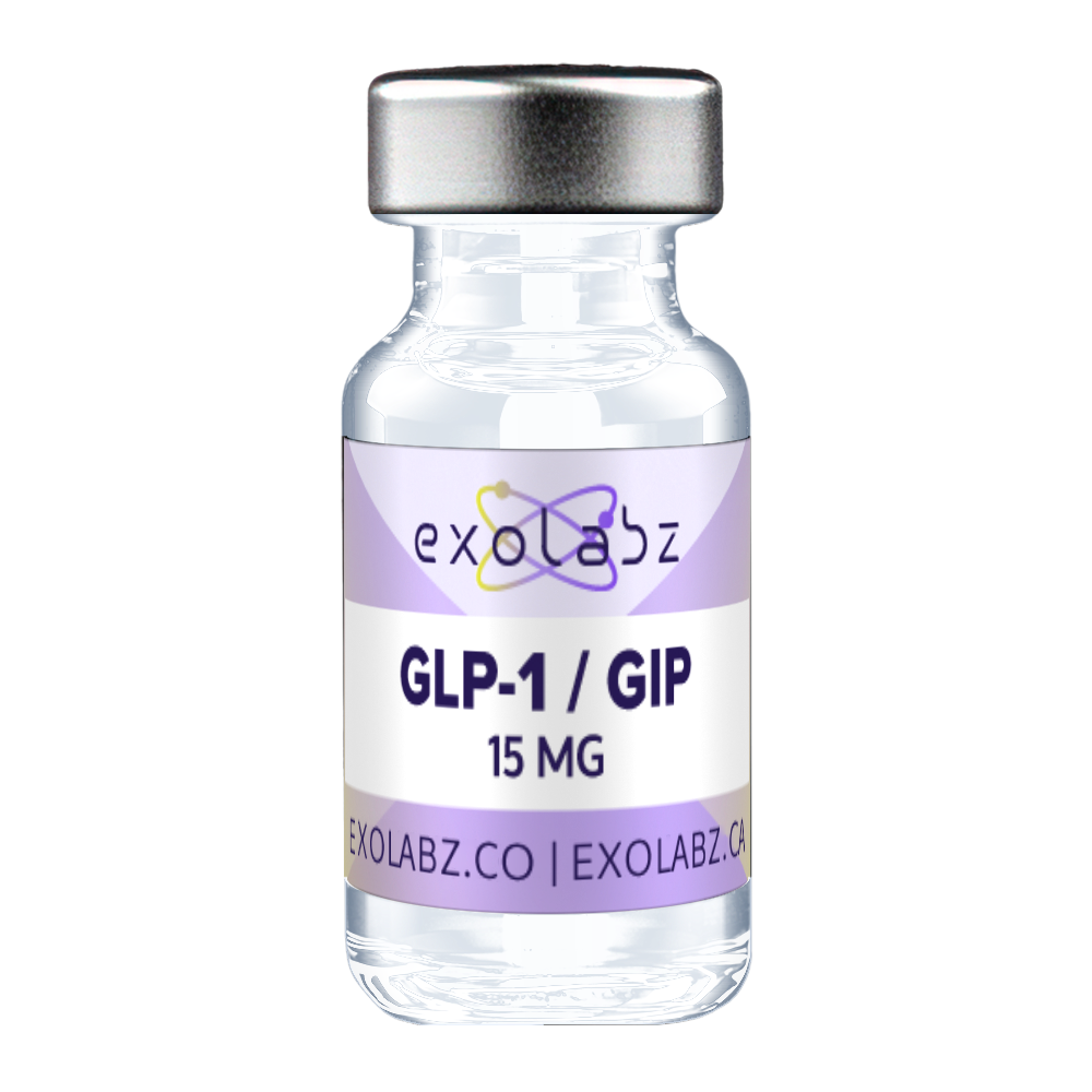 Buy GLP-2 15mg Canada | GLP-1/GIP Peptide | 99%+ Pure — ExoLabz source product image