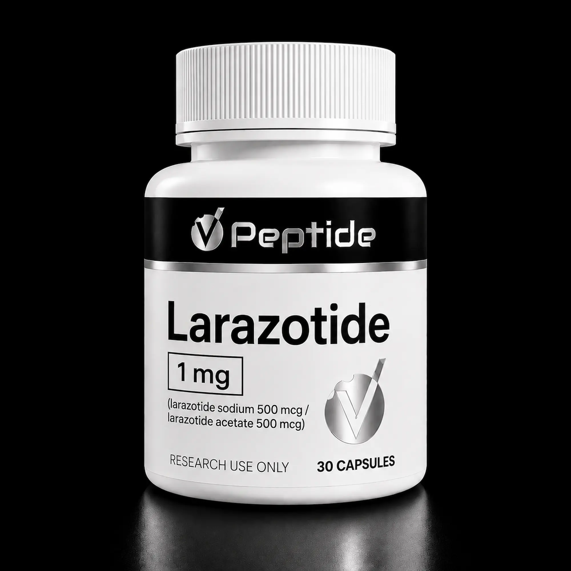 Larazotide — 1mg × 30 Caps | Zonulin Antagonist — VPeptide source product image
