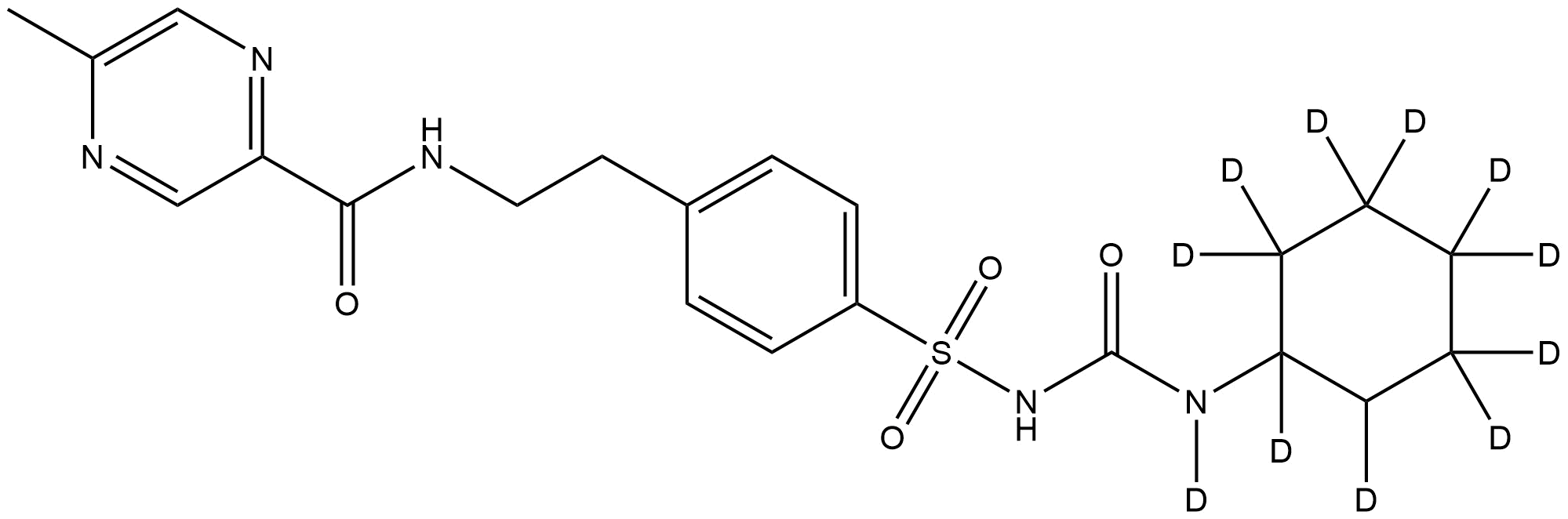 Glipizide-d11 | CAS 29094-61-9 — ResolveMass Laboratories source product image