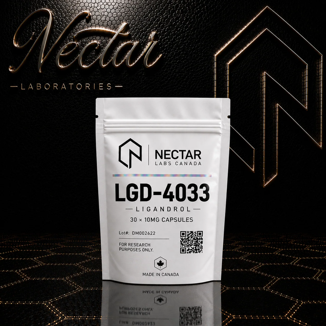LGD-4033 (LIGANDROL) 10MGx30CAPS — Nectar Labs Canada source product image