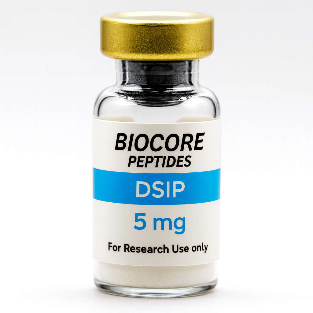 DSIP 5mg (Single Vial or Bundle and Save) — Biocore Peptides source product image
