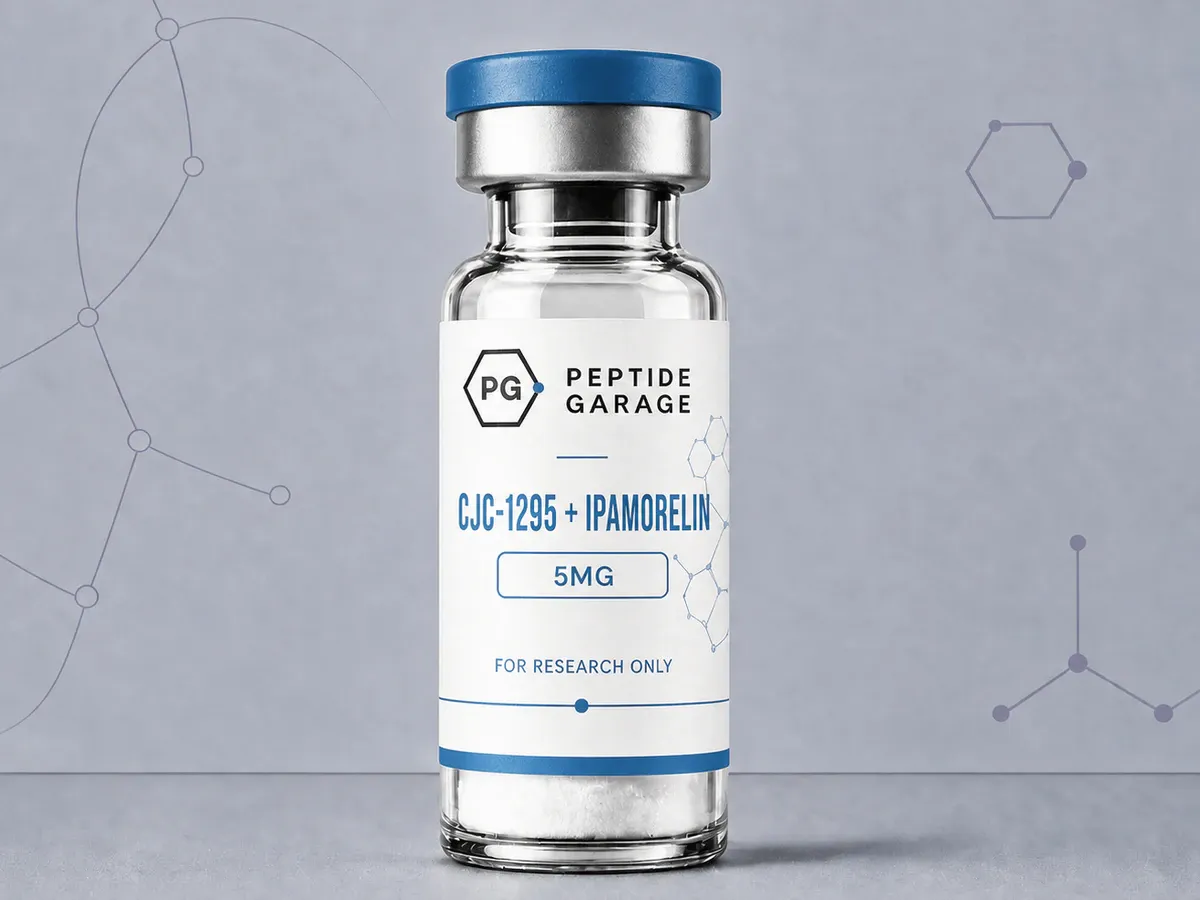 CJC + IPA Blend — CJC-1295 (No DAC) 5mg + Ipamorelin 5mg — Peptide Garage source product image