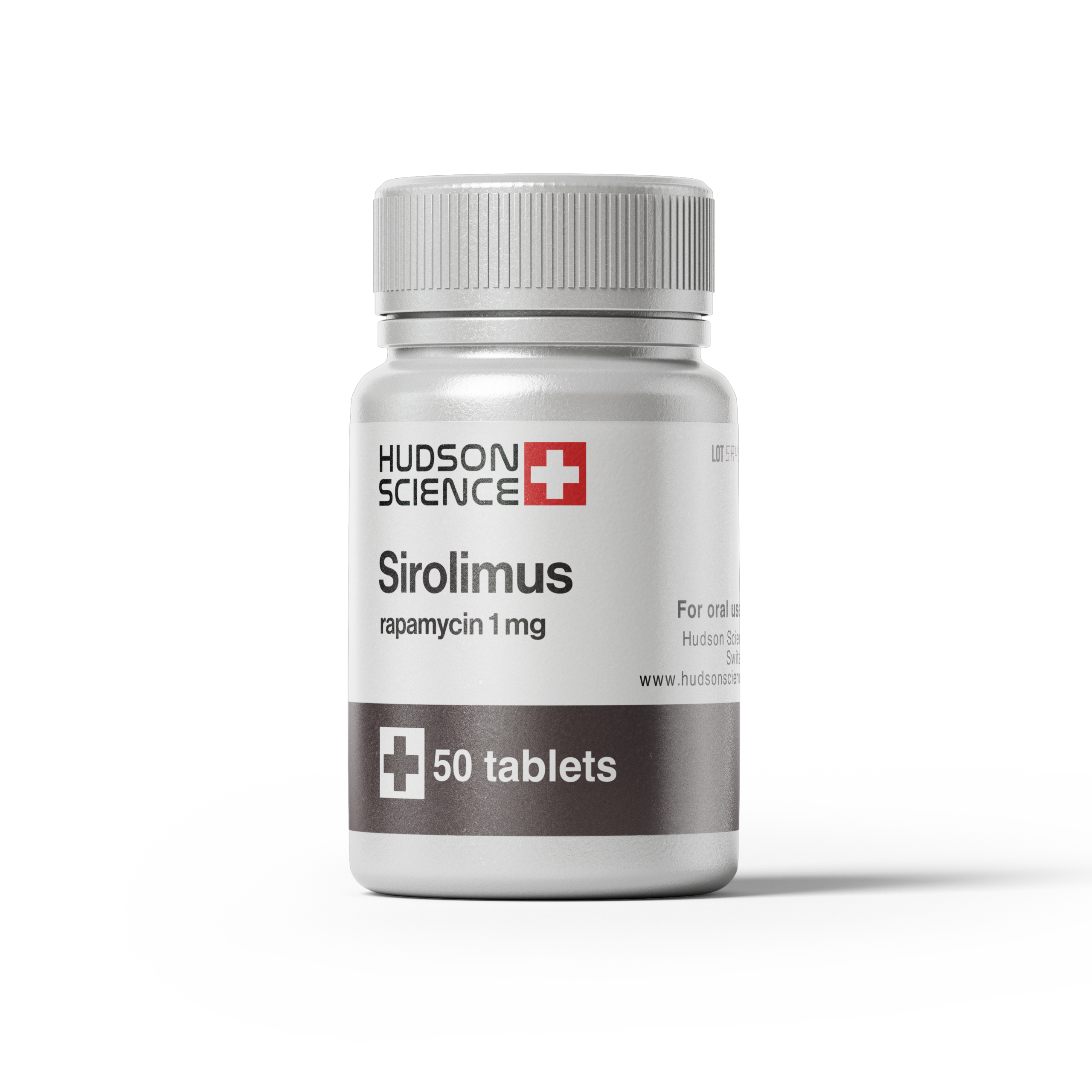 Sirolimus (Rapamycin) 1 mg x 50 tablets — Peptide Source Canada source product image