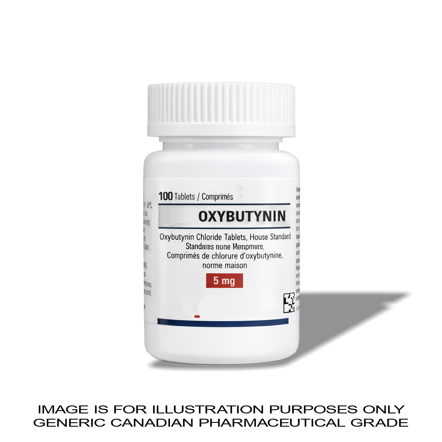 OXYBUTYNIN 5MG X 100 [Anti-Sweat] — Peptide Source Canada source product image