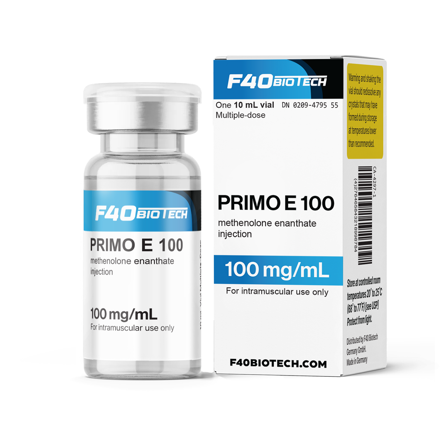 Methenolone enanthate Primobolan 100 – MCT – F-40 Biotech [10ML] LIMITED STOCK — Peptide Source Canada source product image