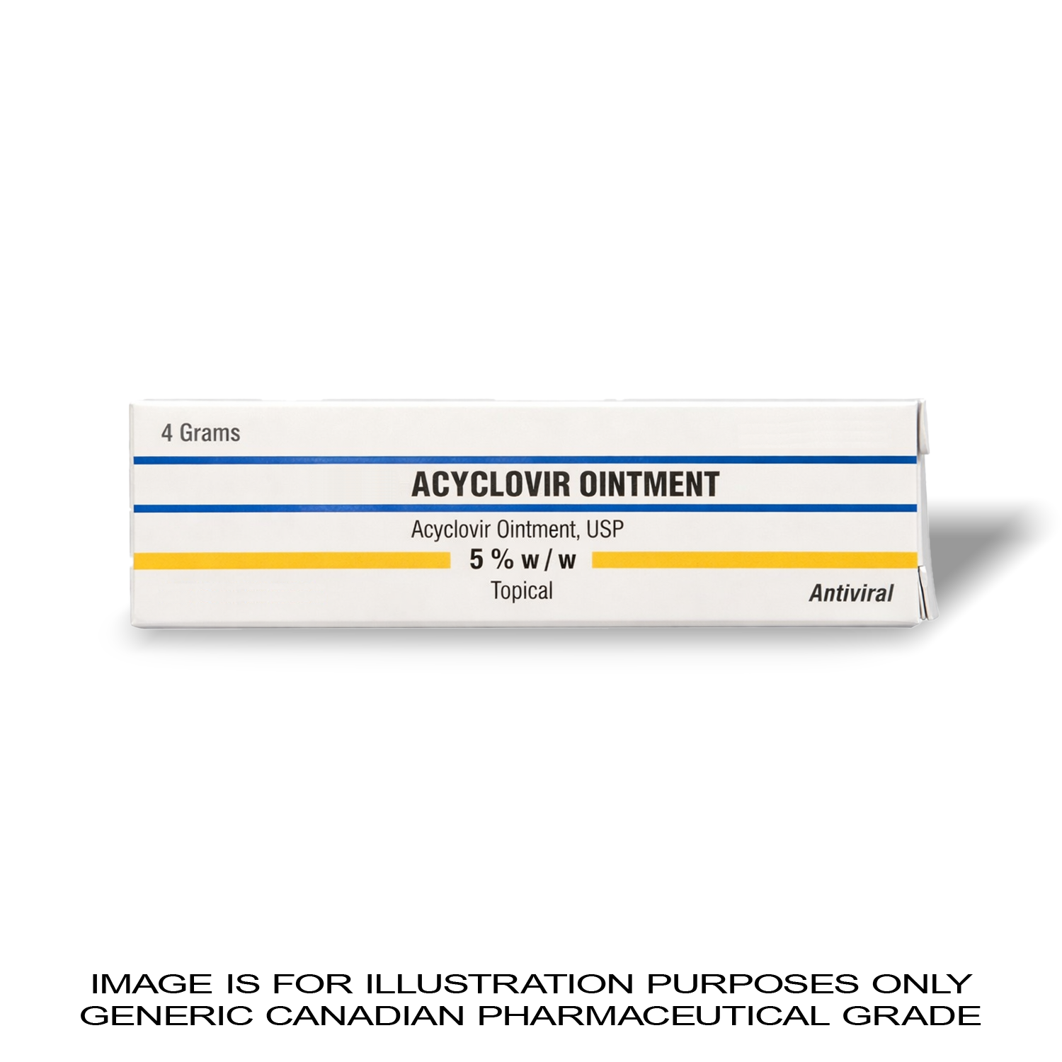 Acyclovir (Zovirax) 5% 4g  [COLD SORES] — Peptide Source Canada source product image