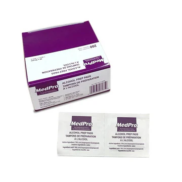 Alcohol Prep Pads, Medium, Sterile — Canadian Peps source product image
