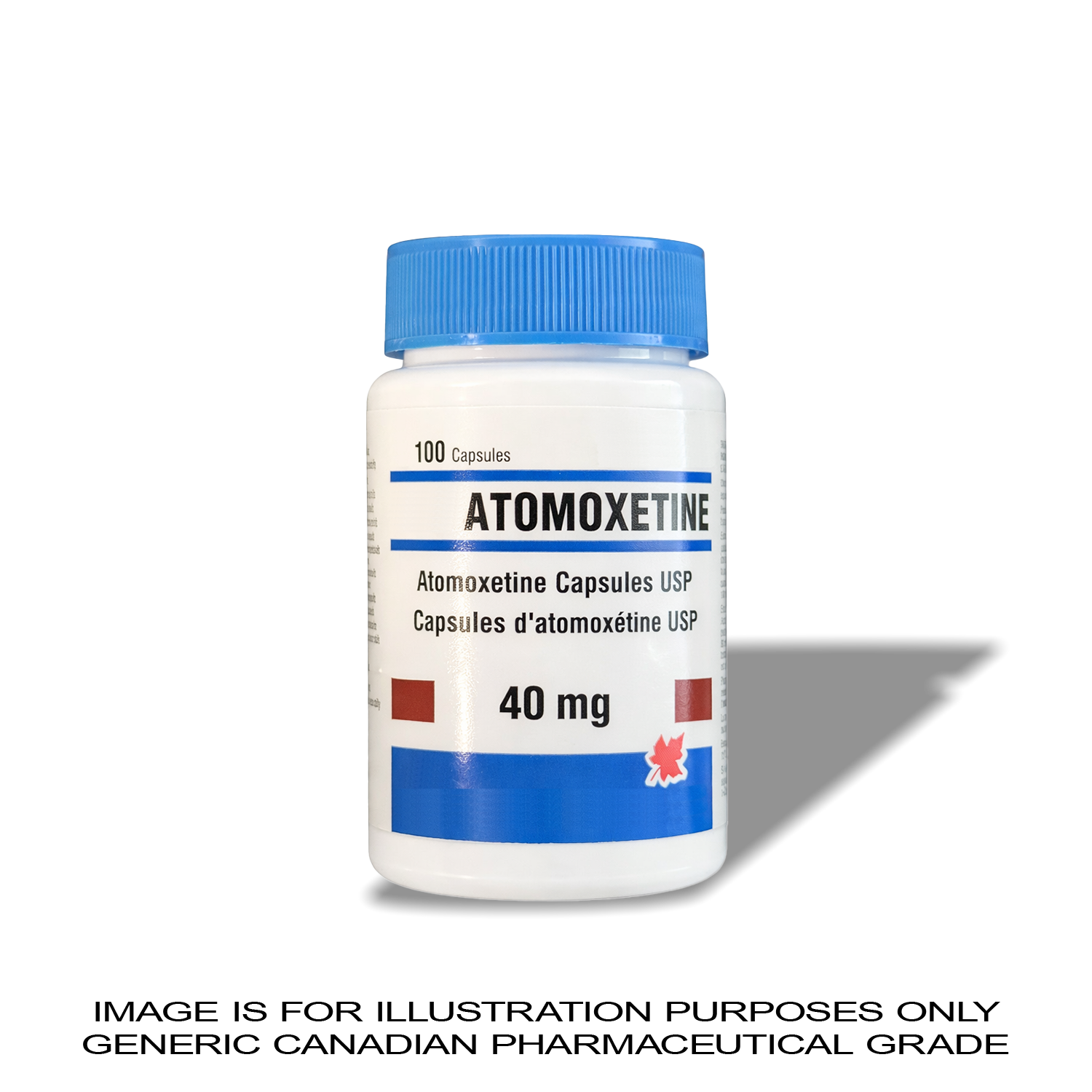 ATOMOXETINE (STRATTERA) 40MG X 100 | CANADIAN PHARMACEUTICAL GRADE (ADHD MED) — Peptide Source Canada source product image