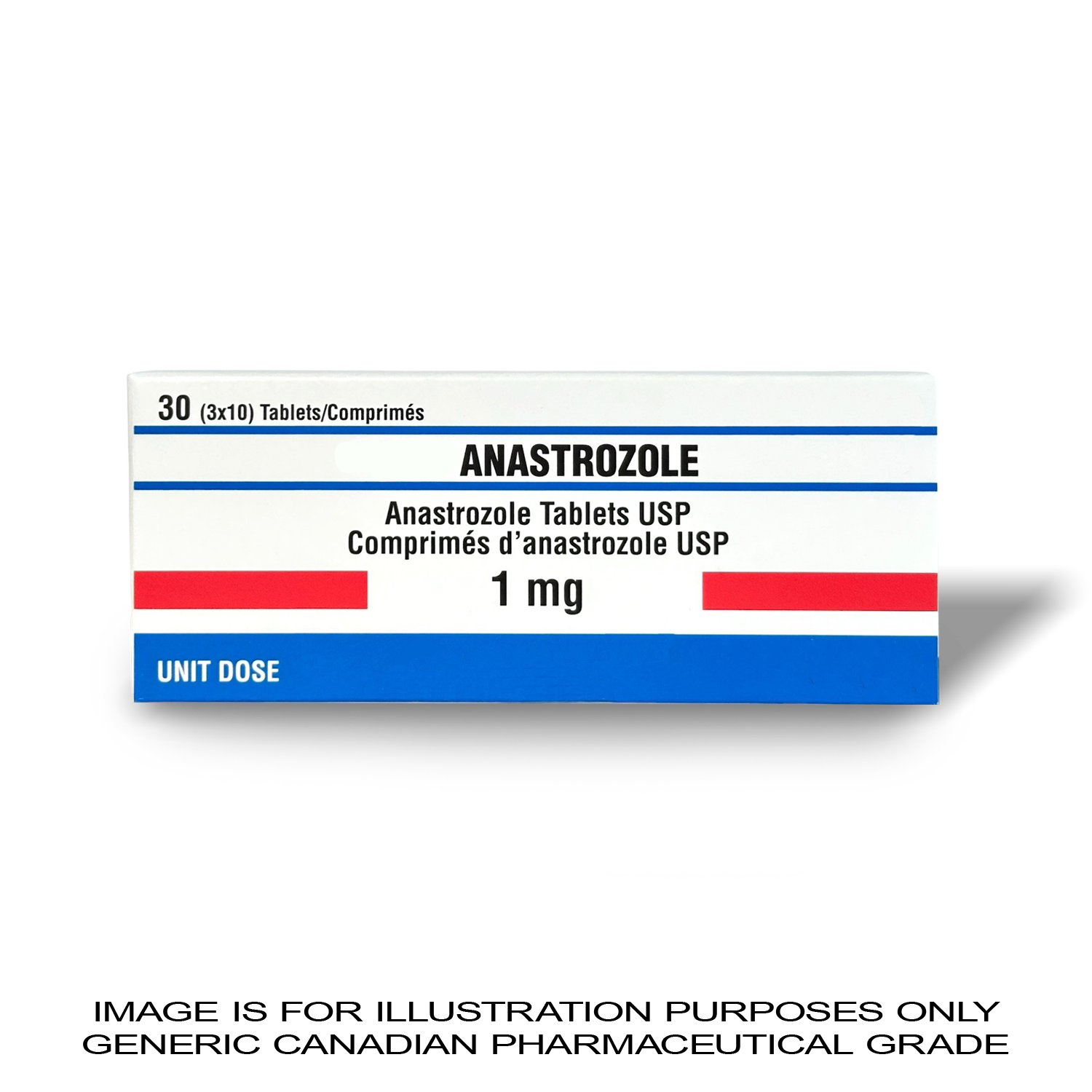 Anastrozole 1 MG x 30 [Anti-Estrogen] — Peptide Source Canada source product image