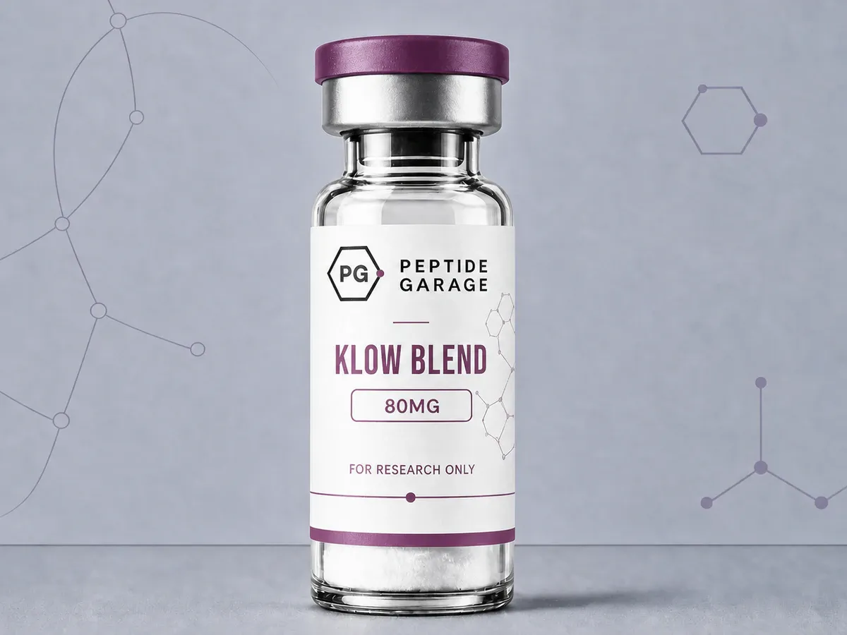 KLOW Blend — BPC-157 + TB-500 + KPV + GHK-Cu — Peptide Garage source product image