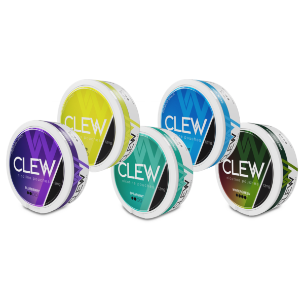 CLEW Nicotine Pouches 9 mg or 12 mg [5 FLAVORS] | Single or 5 Pack — Peptide Source Canada source product image