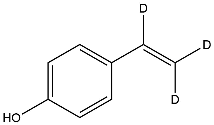 Deuterated 4-Hydroxystyrene-α,β,β-d3 | CAS 2628-17-3 — ResolveMass Laboratories source product image