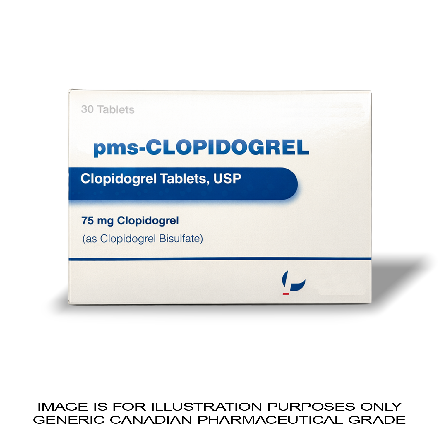 Clopidogrel 75MG X 30 [Blood Thinner] — Peptide Source Canada source product image