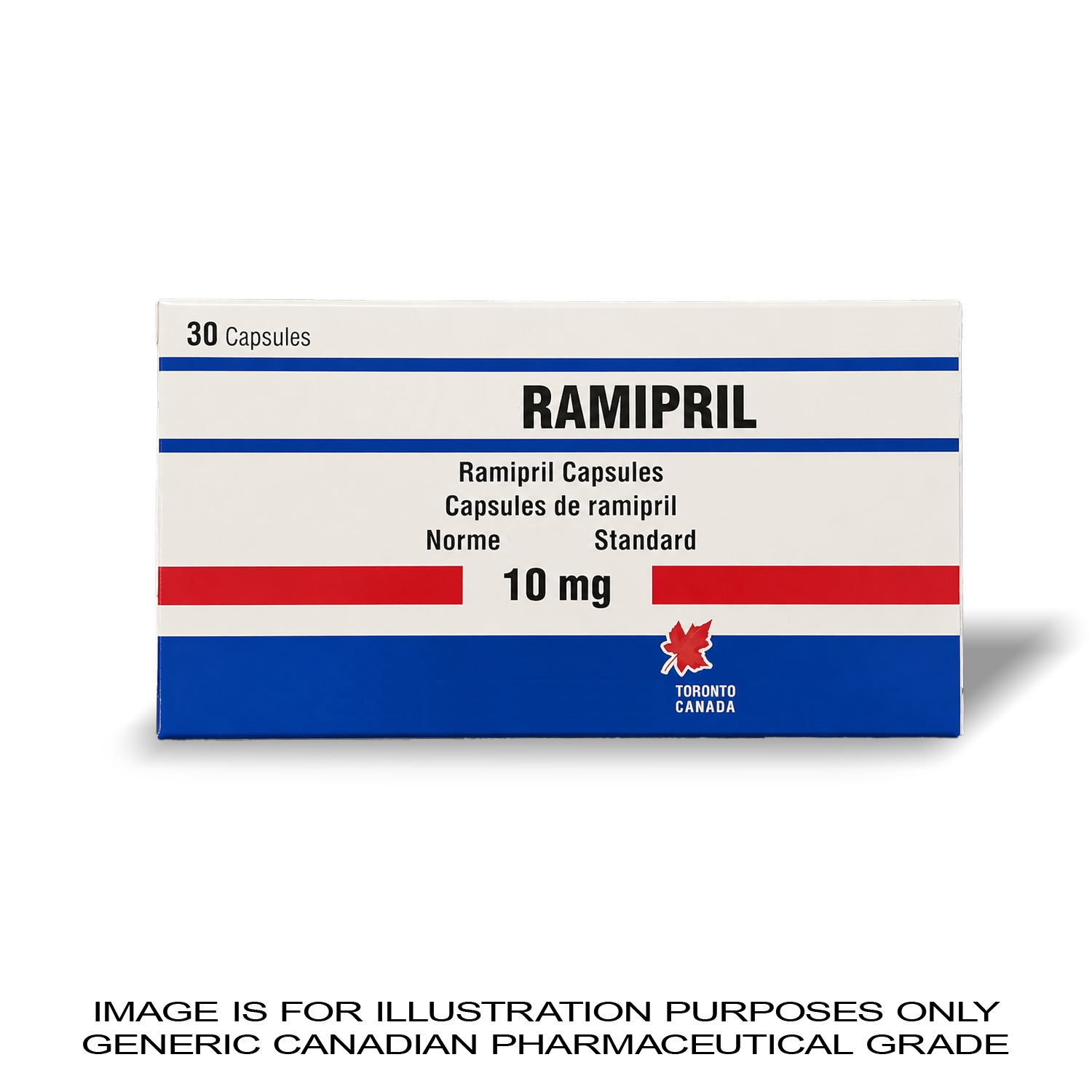RAMIPRIL 10MG X 30 [BLOOD PRESSURE] — Peptide Source Canada source product image