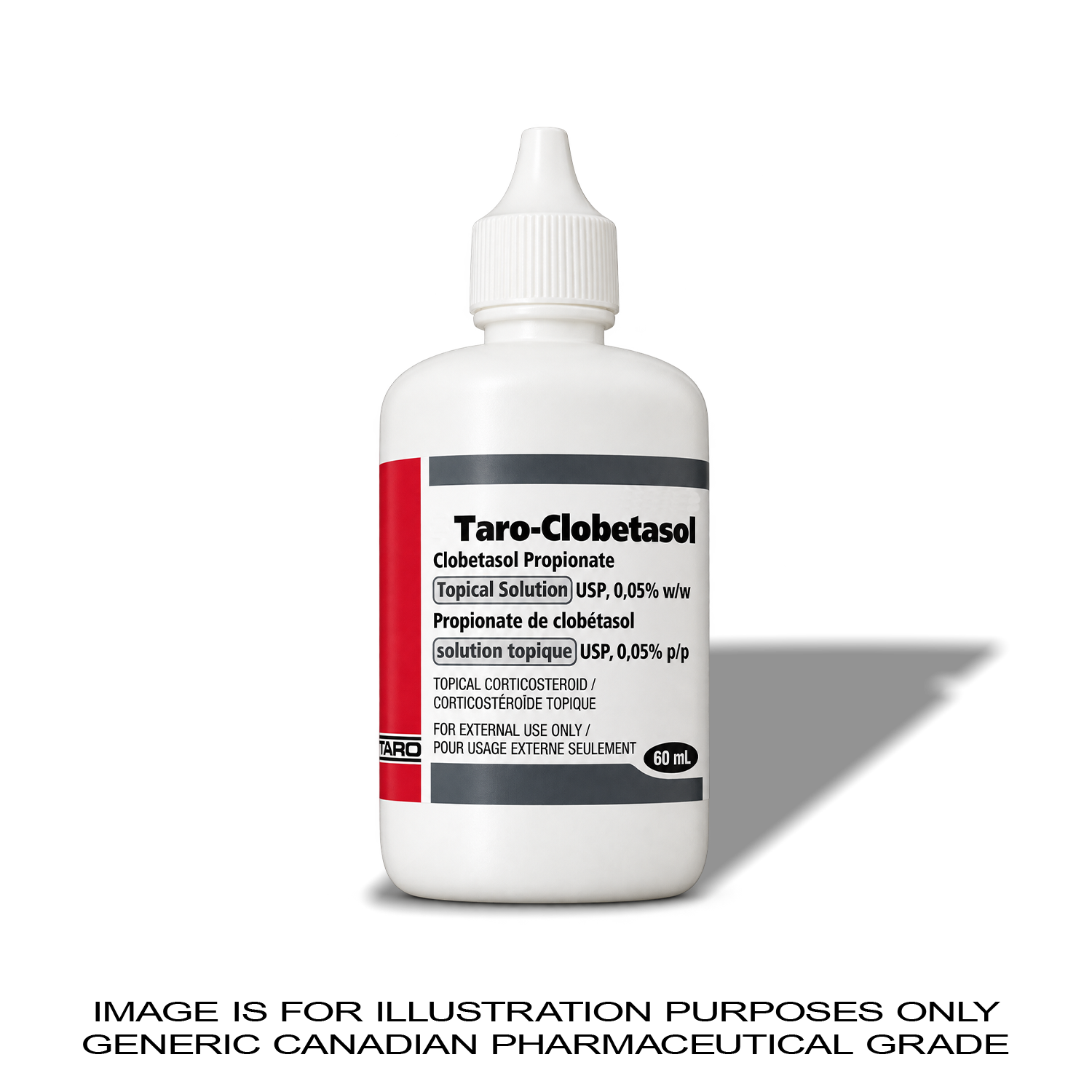 Clobetasol 0.05% Topical 60 mL — Peptide Source Canada source product image