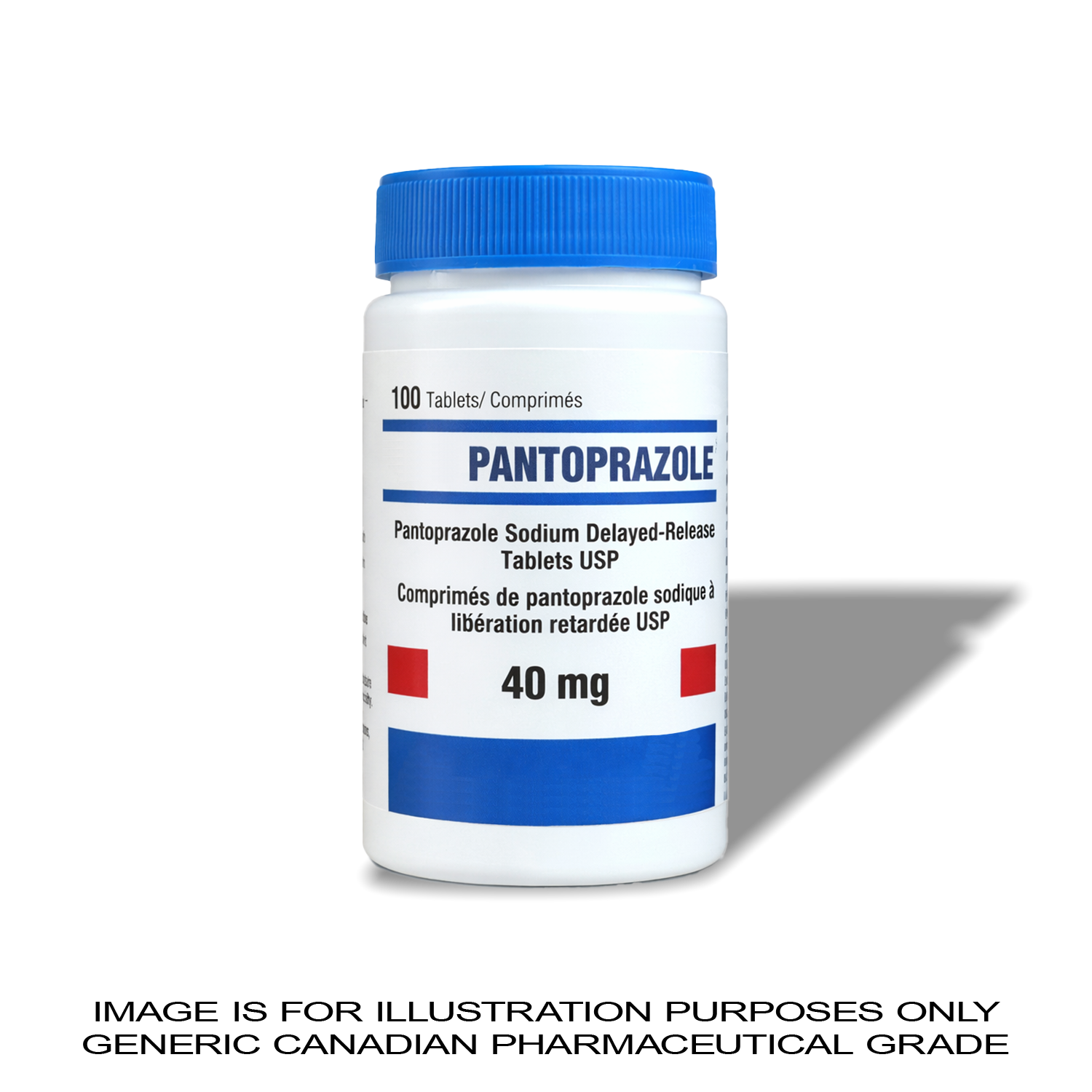 Pantoprazole 40 MG x 100 [Stomach Acid Control] — Peptide Source Canada source product image