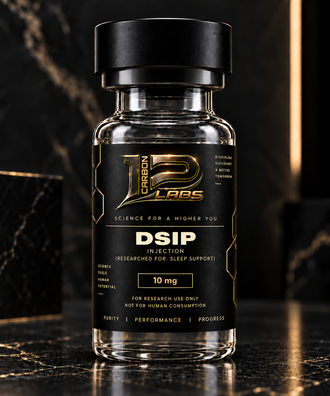 DSIP 10mg — Carbon-12 Labs source product image