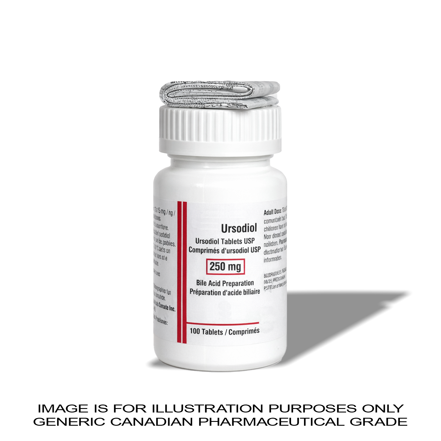 Ursodiol 250MG X 100 [Liver Support] — Peptide Source Canada source product image