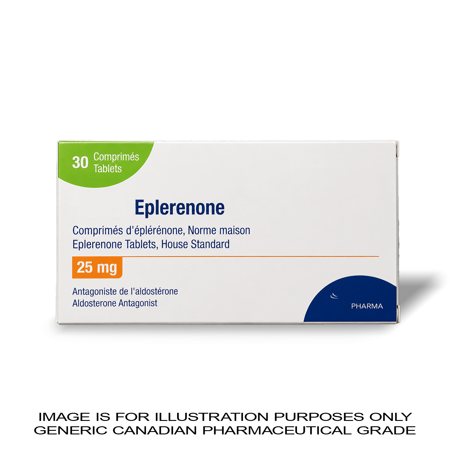 Eplerenone 25MG X 30 Tablets [Blood Pressure] — Peptide Source Canada source product image