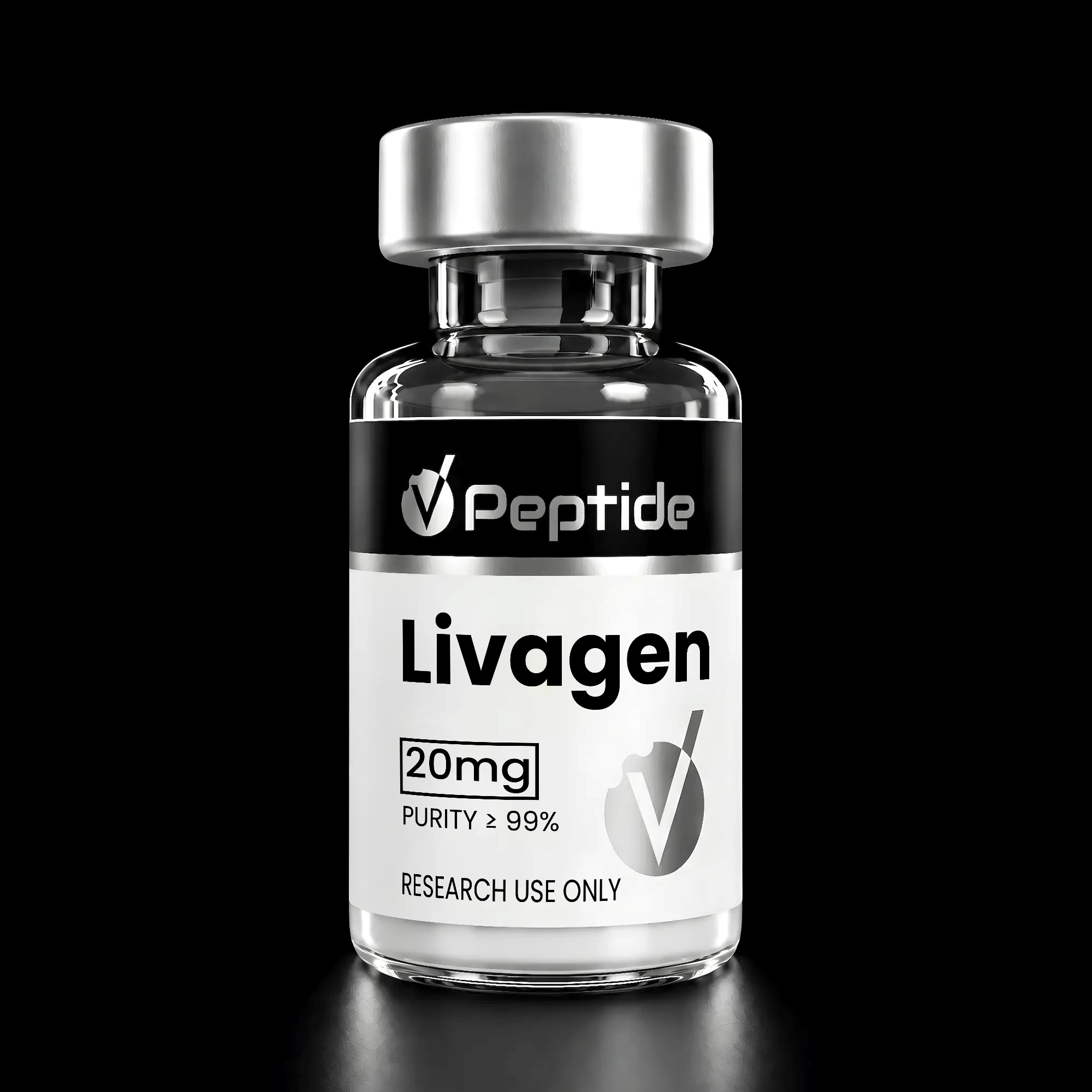 Livagen — 20mg | KEDA Khavinson Liver Peptide — VPeptide source product image