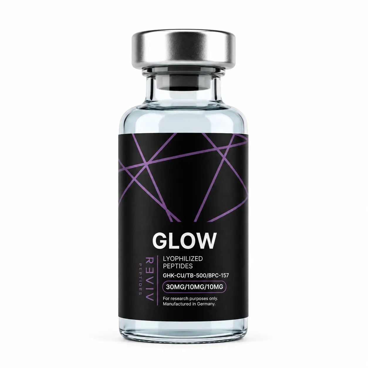 GLOW Blend – BPC-157 + TB500 + GHK-Cu — Reviv Peptides source product image