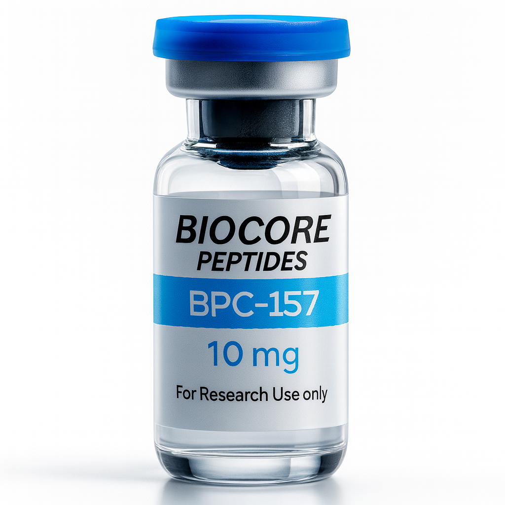 BPC 157 10mg (Single Vial or Bundle and Save) — Biocore Peptides source product image