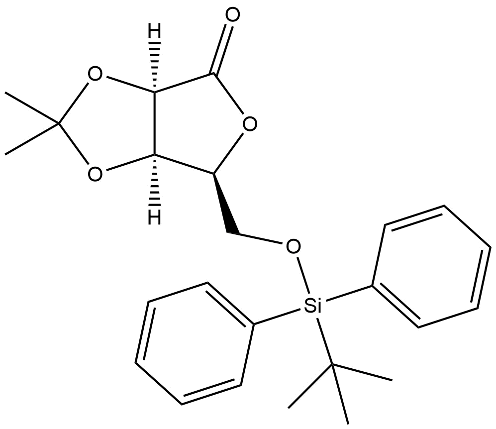 (3aR,6S,6aR)-6-(((tert-butyldiphenylsilyl)oxy)methyl)-2,2-dimethyldihydrofuro[3,4-d][1,3]dioxol-4(3aH)-one | CAS 1320269-76-8 — ResolveMass Laboratories source product image