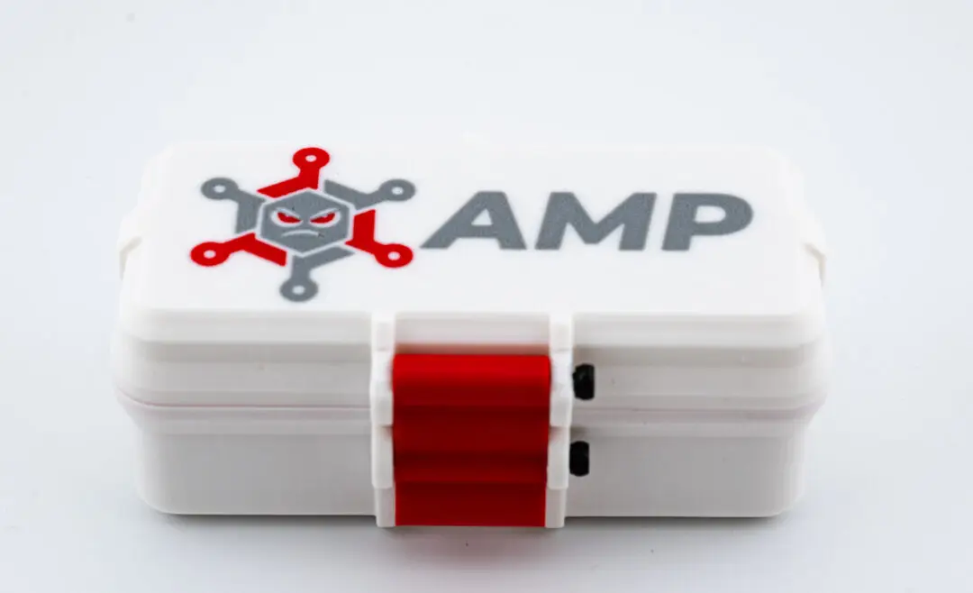 AMP 3D-Printed Vial Case – 10 Slot Secure Storage Box — AMP Peptides Canada source product image