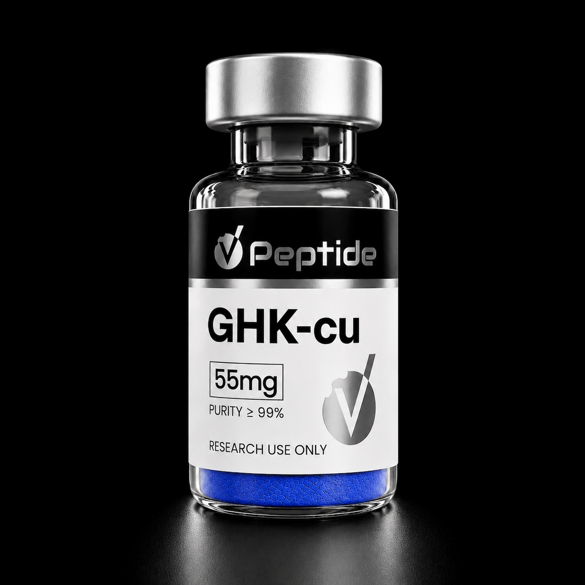 GHK-Cu — 55mg | Copper Tripeptide-1 (Fibroblast Research) — VPeptide source product image