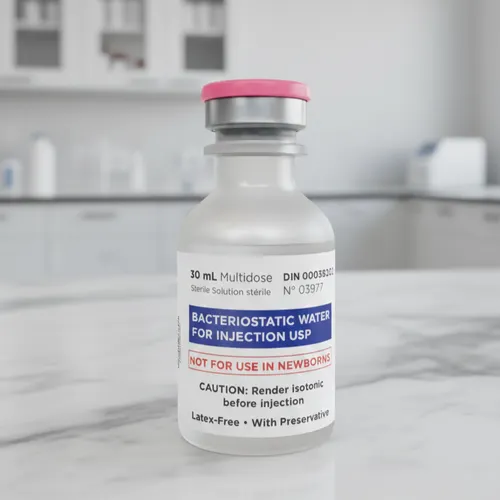 Bacteriostatic Water — Pfizer 30 mL — Solus Peptide Labs source product image