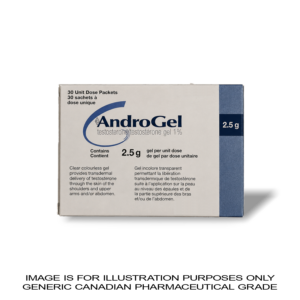 Testosterone Gel 2.5g  AndroGel – 30 Packets — Peptide Source Canada source product image