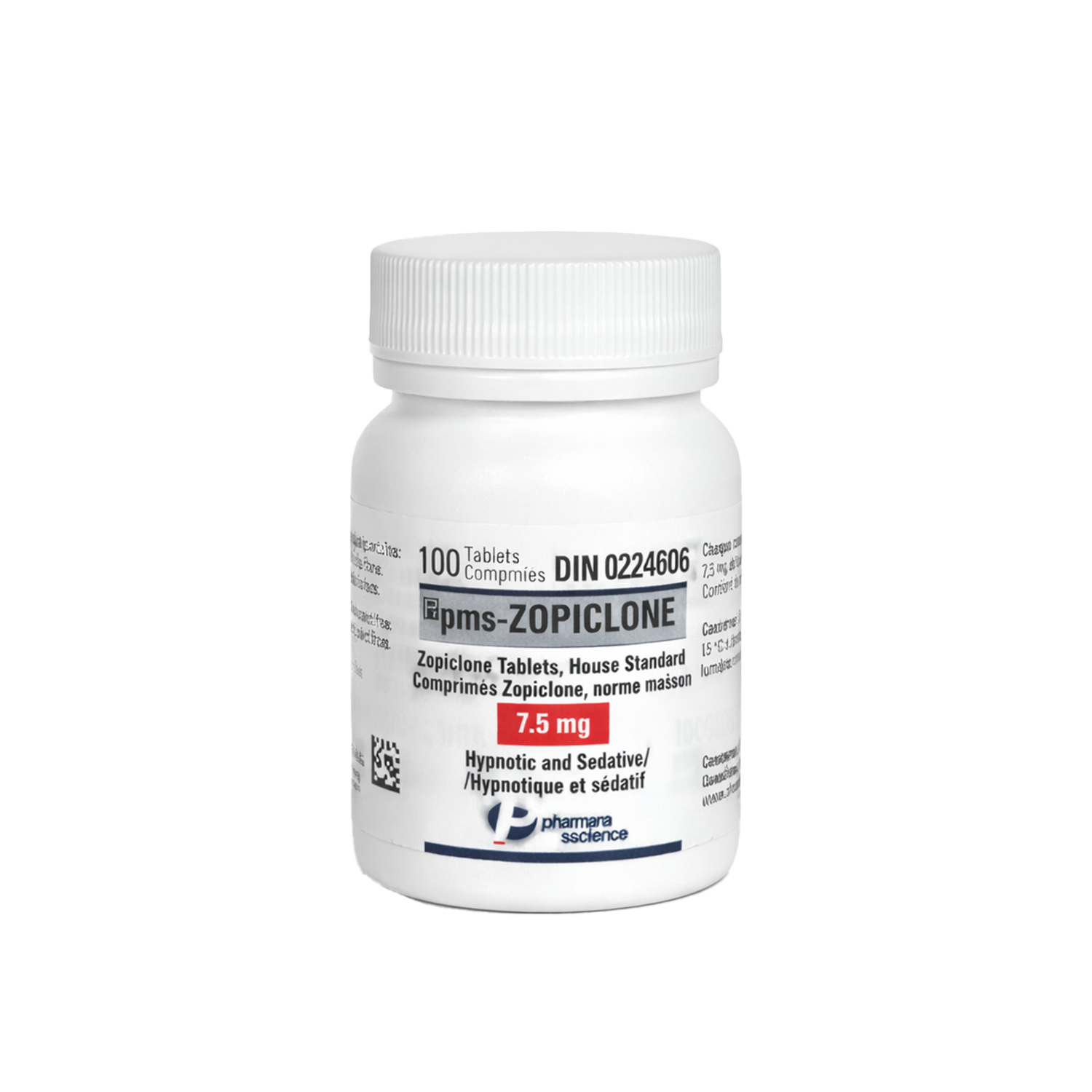Zopiclone 7.5MG x 100 [Sleep] — Peptide Source Canada source product image