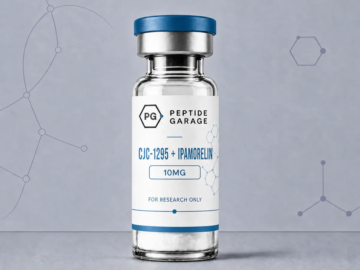 CJC + IPA Blend — CJC-1295 (No DAC) 10mg + Ipamorelin 10mg — Peptide Garage source product image