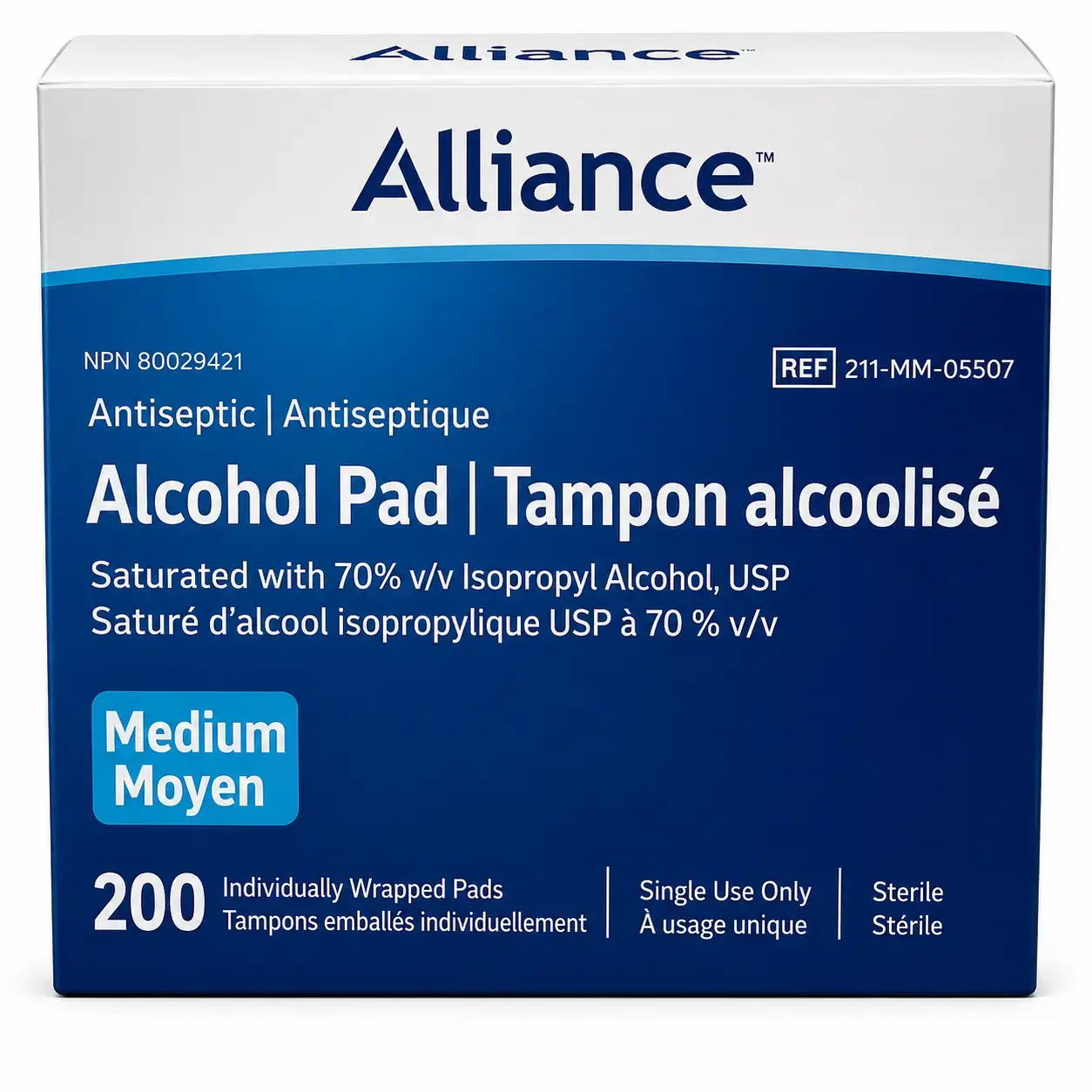Alcohol Prep Pads — Maple Research Labs source product image