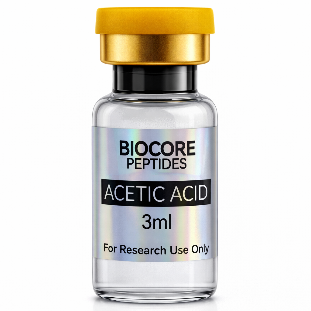 Acetic Acid Solution 0.6% 3ml — Biocore Peptides source product image
