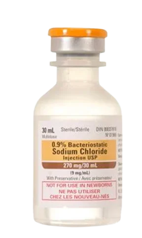Sodium Chloride Saline Bacteriostatic water 0.9% — Standard Labs source product image