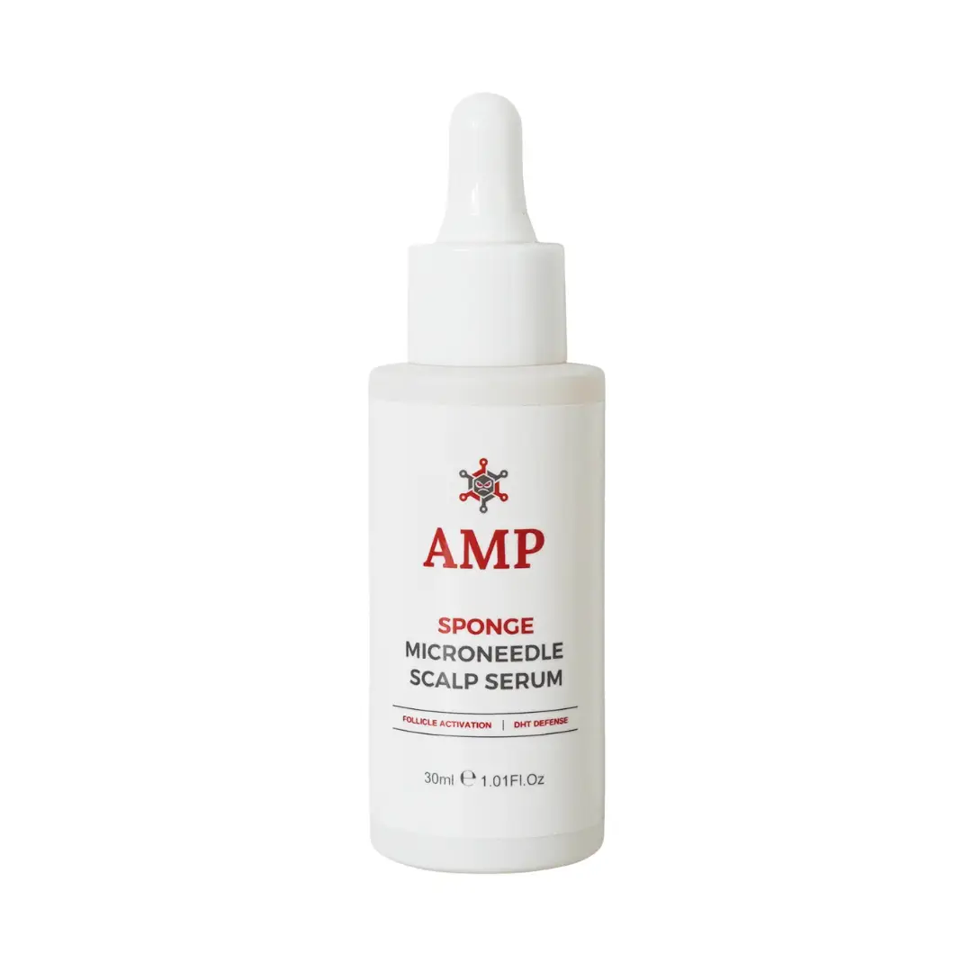 Sponge Microneedle Scalp Serum – Hydrolyzed Sponge & Botanical Peptides Infused Scalp Serum (30 mL) — AMP Peptides Canada source product image
