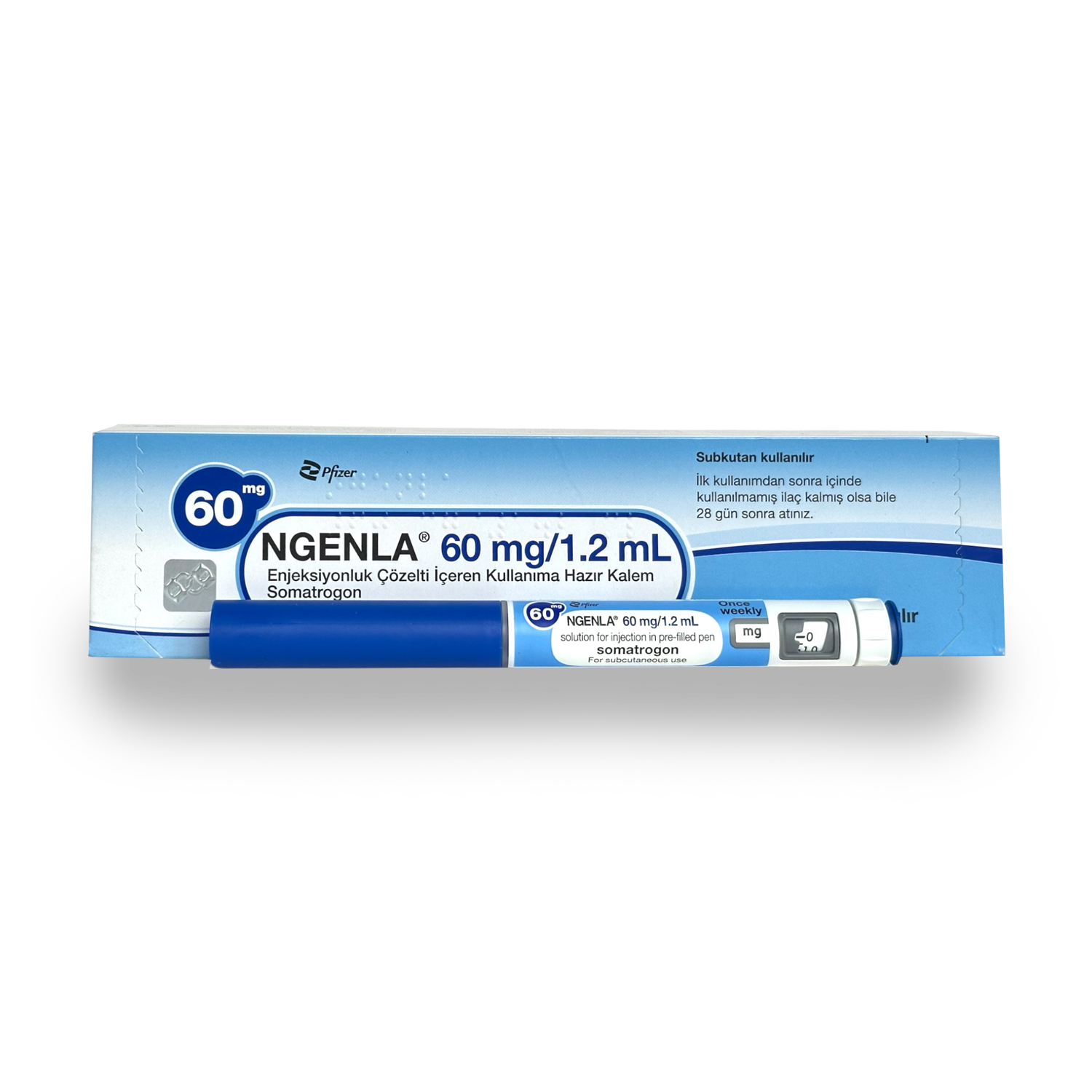 Pfizer Ngenla 60 mg/1.2 mL [HGH- One Shot Per Week] — Peptide Source Canada source product image