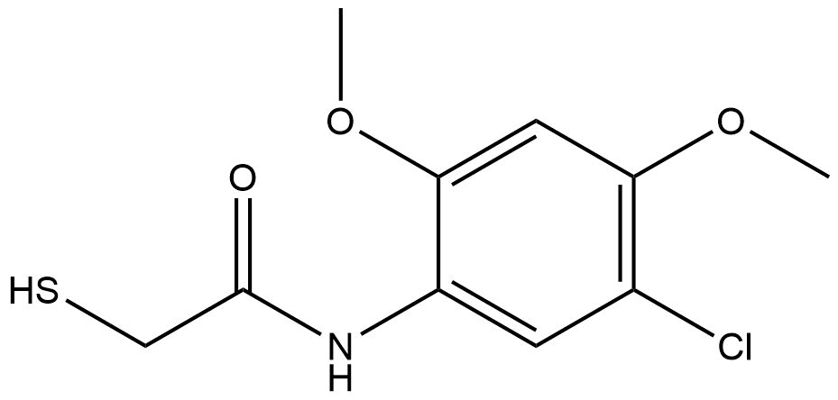 N-(5-chloro-2,4-dimethoxyphenyl)-2-mercaptoacetamide | CAS 946676-63-7 — ResolveMass Laboratories source product image