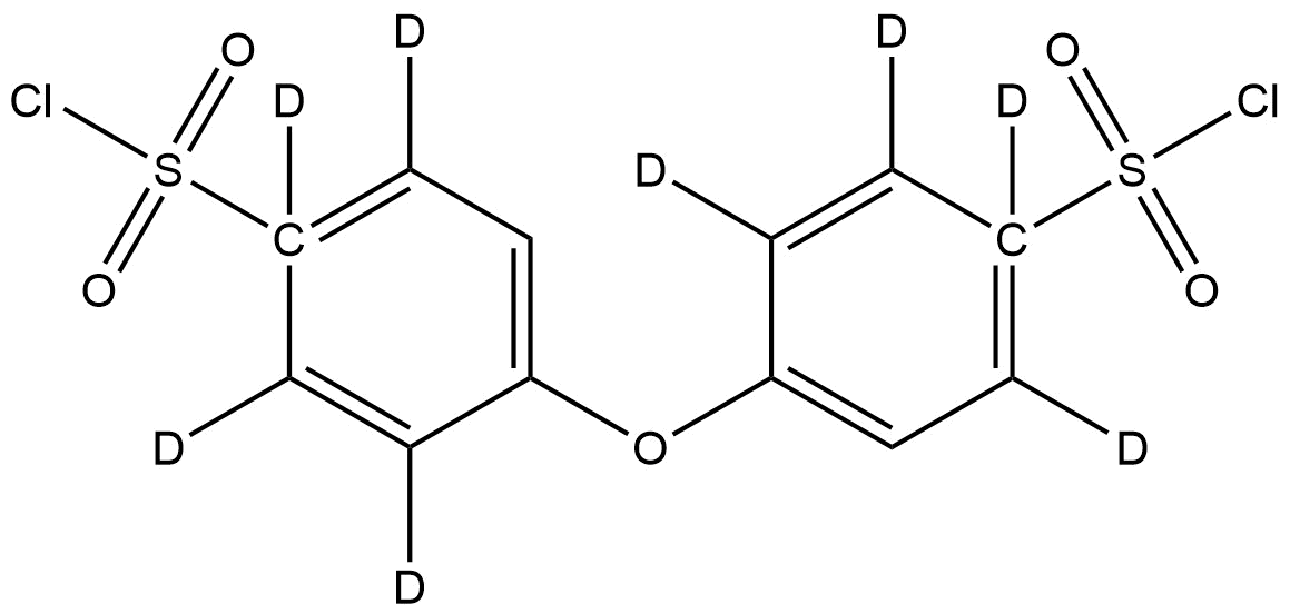 Deuterated Diphenyl-d8 ether 4,4′-disulfonyl chloride — ResolveMass Laboratories source product image