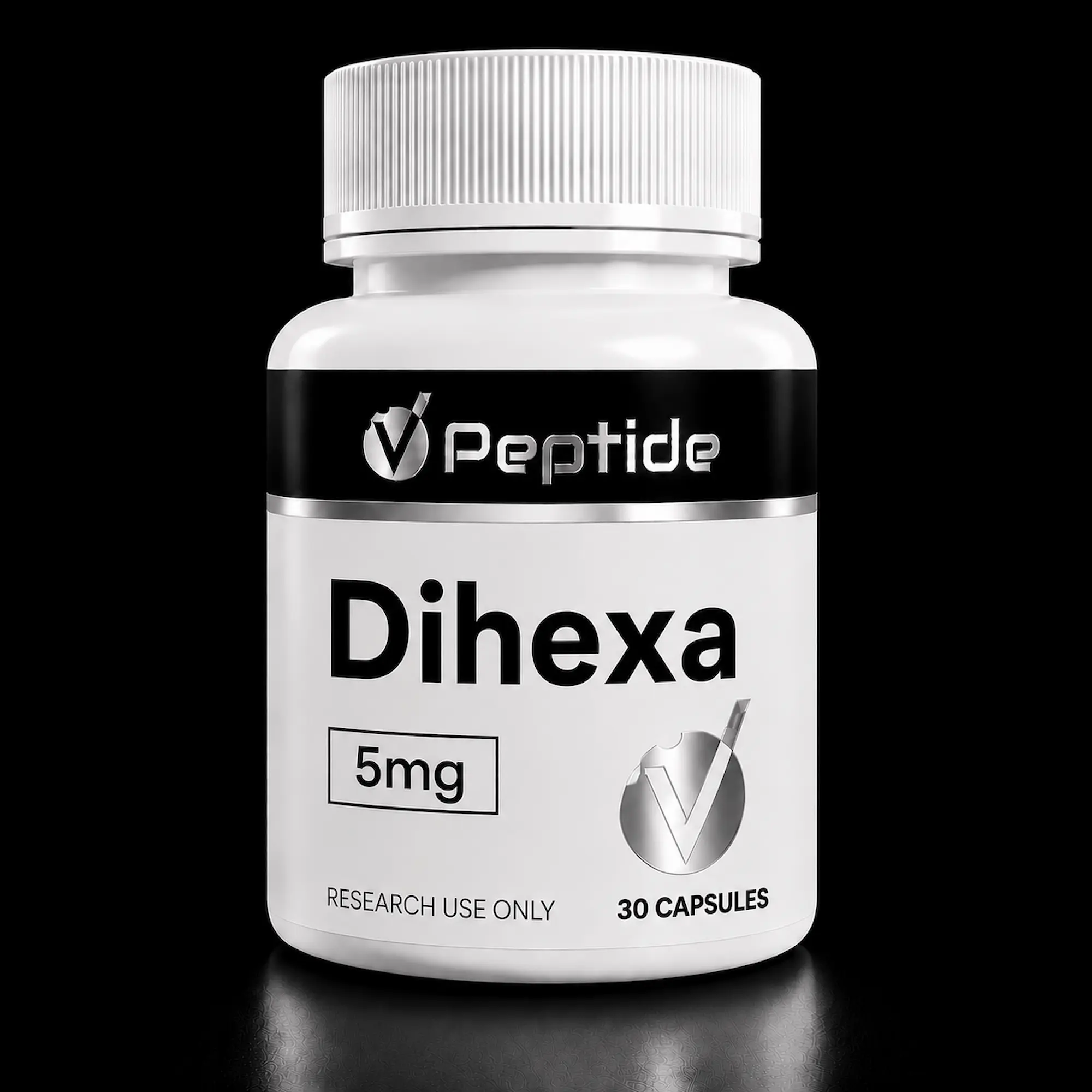 Dihexa — 5mg Capsules (30 Count) | Neurogenic & Synaptogenic — VPeptide source product image