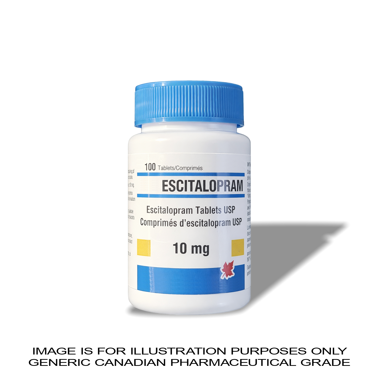 ESCITALOPRAM (LEXAPRO) 10MG X 100 | CANADIAN PHARMACEUTICAL GRADE — Peptide Source Canada source product image