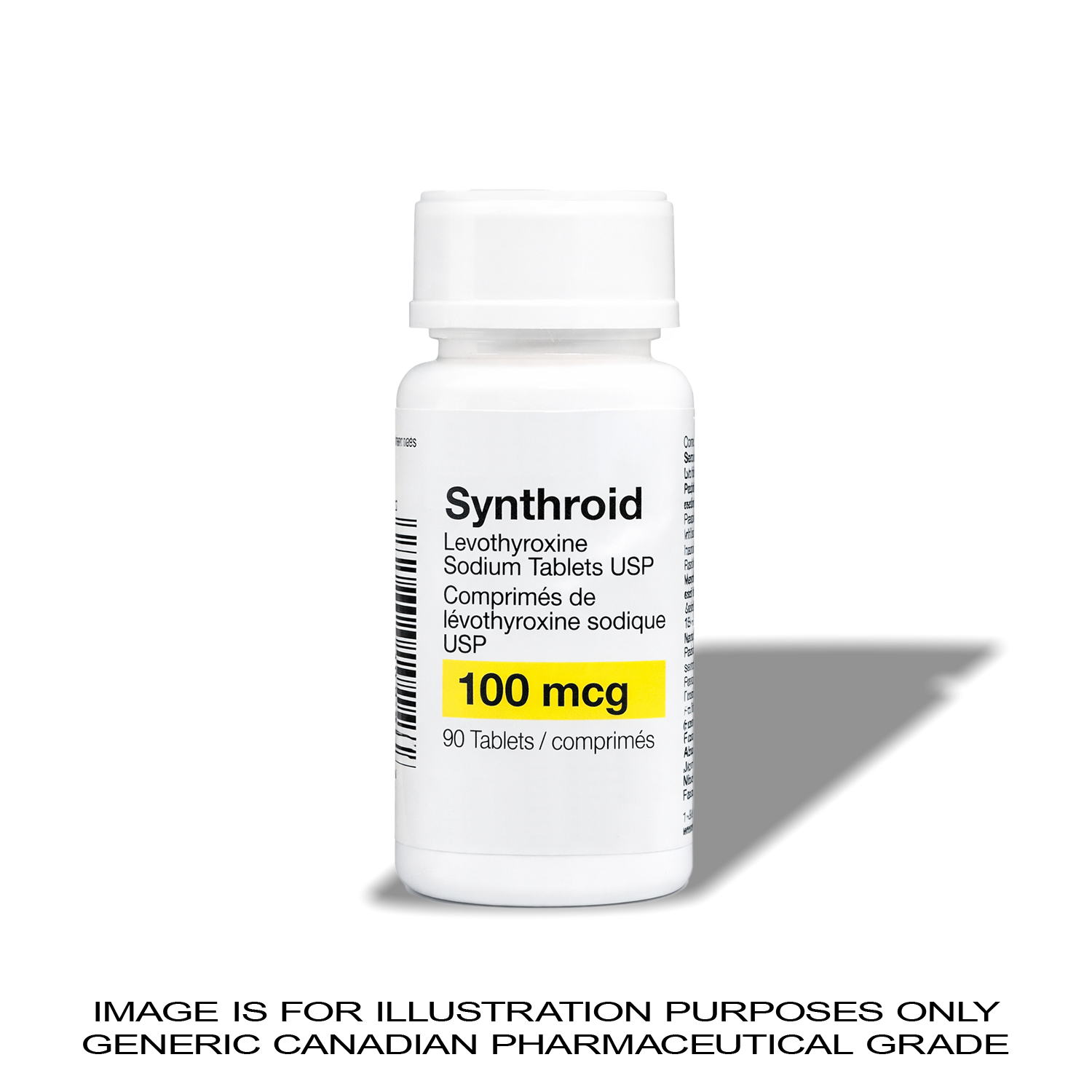 T4 100MCG X 90 [Weight Loss] — Peptide Source Canada source product image