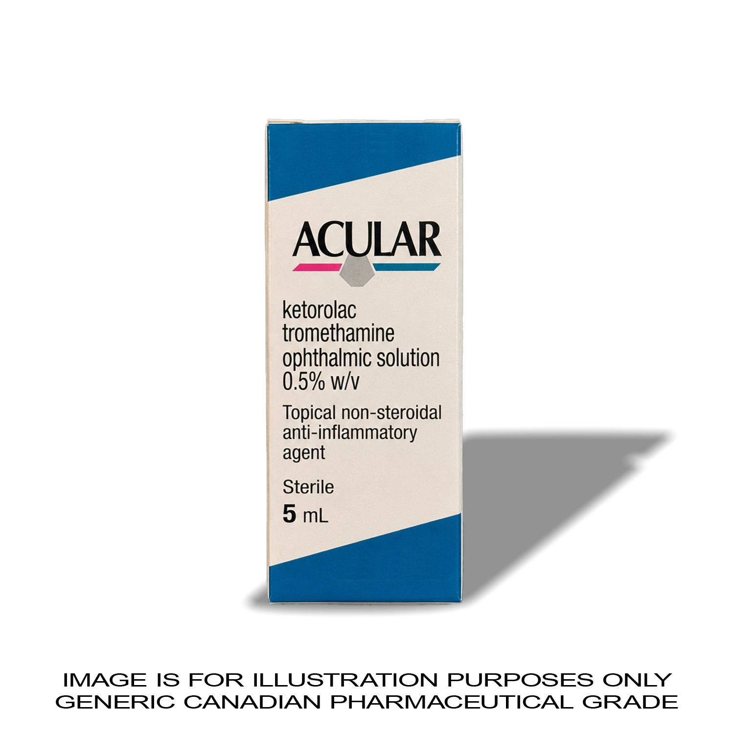 Acular – Ketorolac tromethamine 0.5% 5mL [ALLERGY EYE DROPS] — Peptide Source Canada source product image